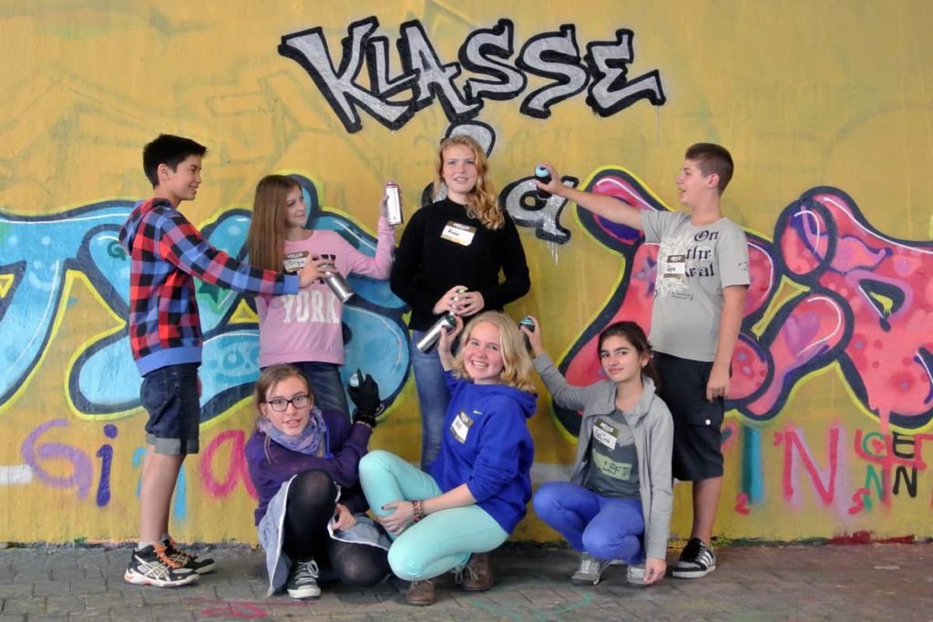 Zum 12. Geburtstag von Gesche haben wir von Graffiti Stuttgart mit Ihr und Ihren Gästen einen coolen Graffiti-Kindergeburtstag gefeiert.