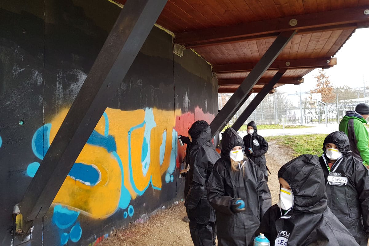 Graffiti Kindergeburtstag “VFB STUTTGART”