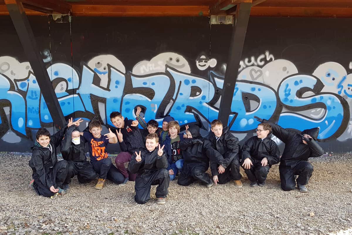 Graffiti Kindergeburtstag Stuttgart "Richards Crew"