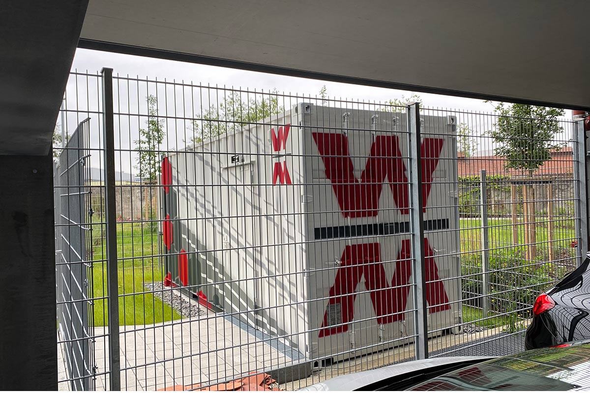 Für das  Wolff & Müller Bauunternehmen, wurden wir beauftragt in Zuffenhausen einen Container zu gestalten.