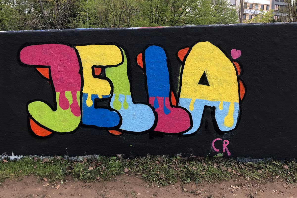 Der Just Spray Graffiti Action Day April 2021 war wieder ein kreativerer Tag! Zusammen haben wir einfach nur mal Graffiti gesprüht!