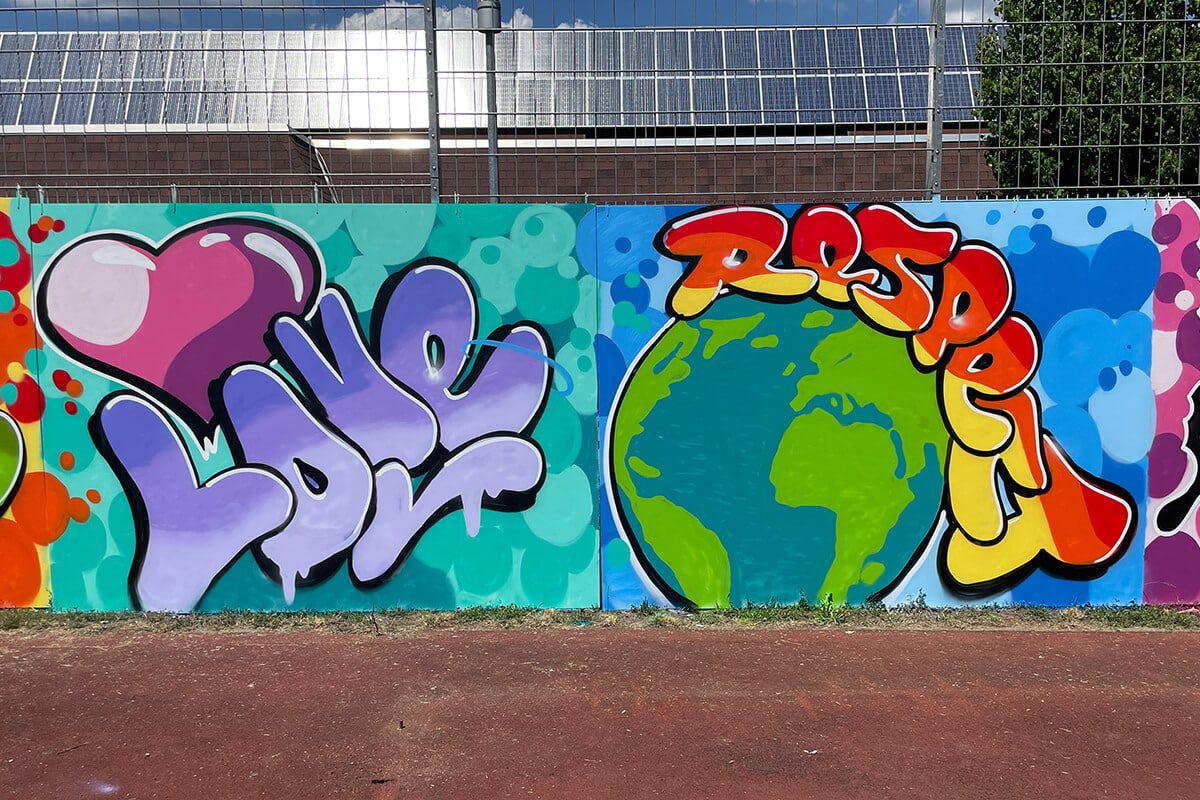 Zusammen mit den Schülern des Gymnasium Engen aus dem Landkreis Konstanz, haben wir einen Graffiti-Workshop umgesetzt.