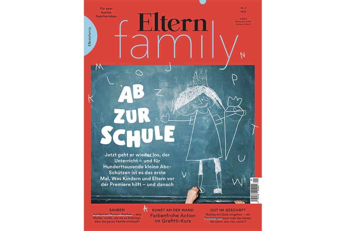 Für das monatlich erscheinende Eltern family Magazin hat die Journalisten Elisabeth Hussendörfer das Titelthema für die September 2022 Ausgabe geschrieben.